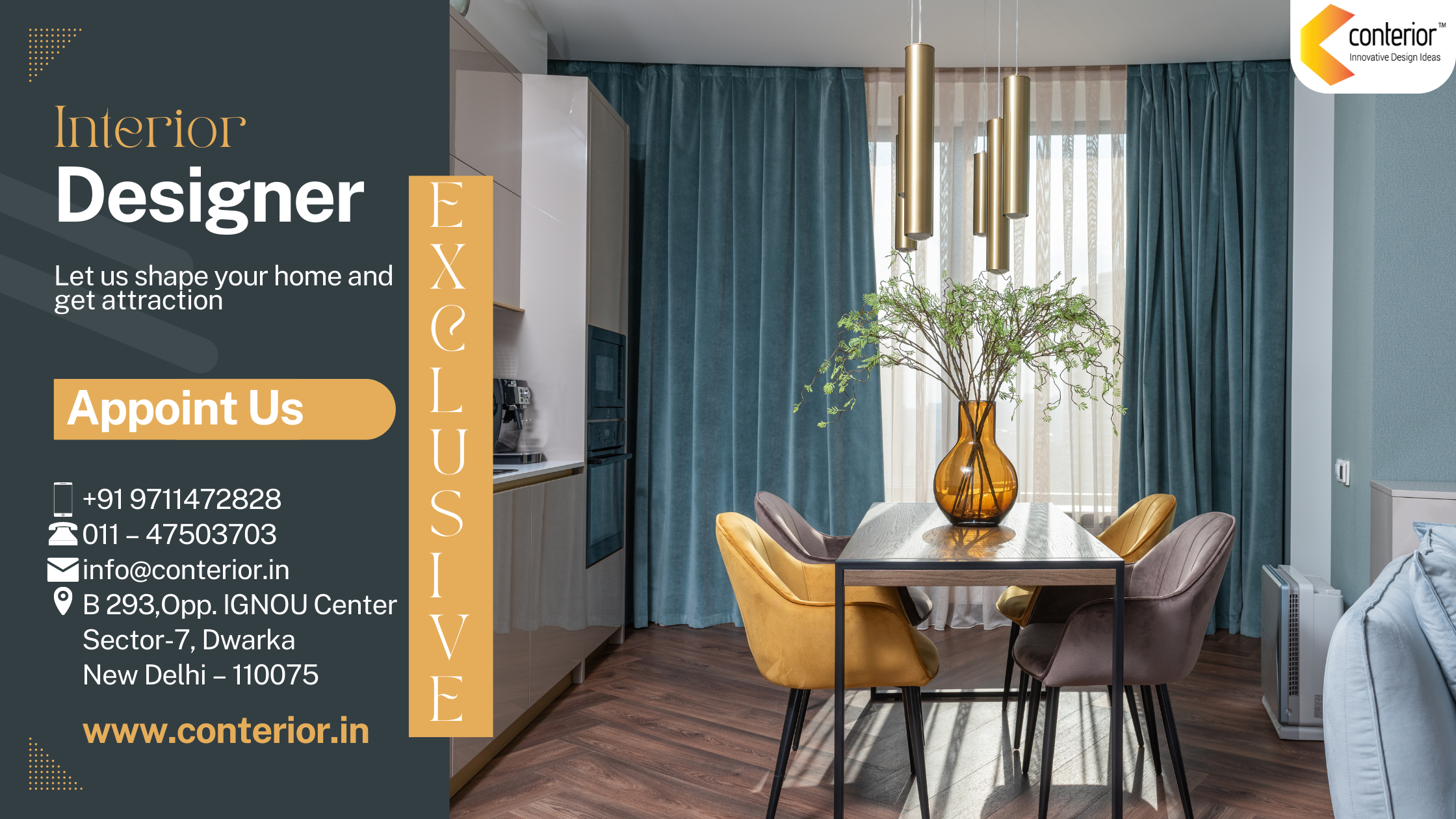 Best Interior Designer in Delhi - Conterior