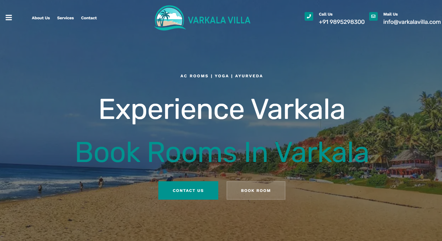 Varkala Villa : Accommodation in Varkala