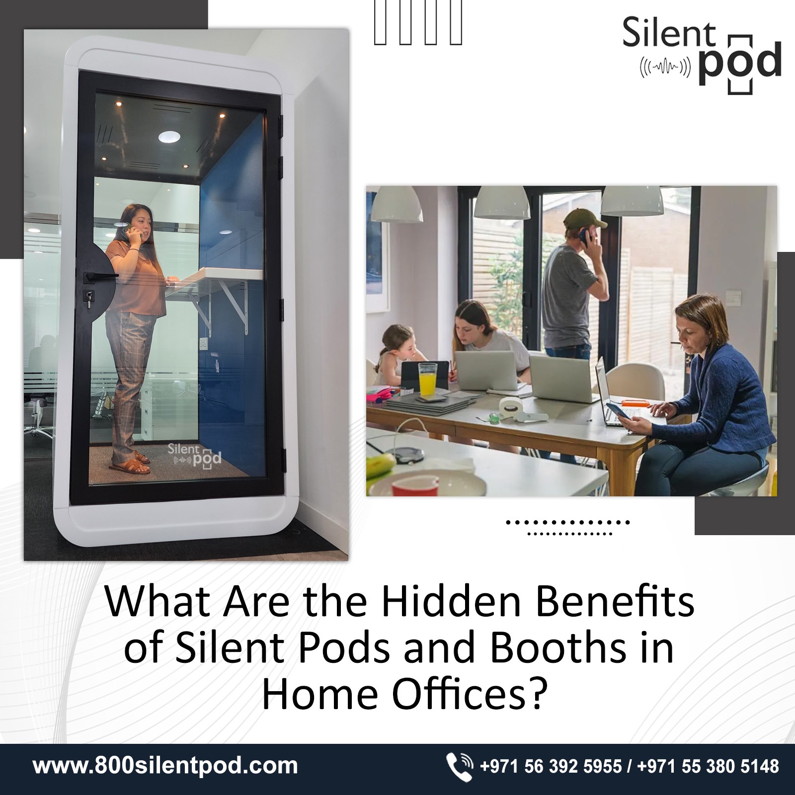 What Are the Hidden Benefits of Silent Pods and Booths in Home Offices?