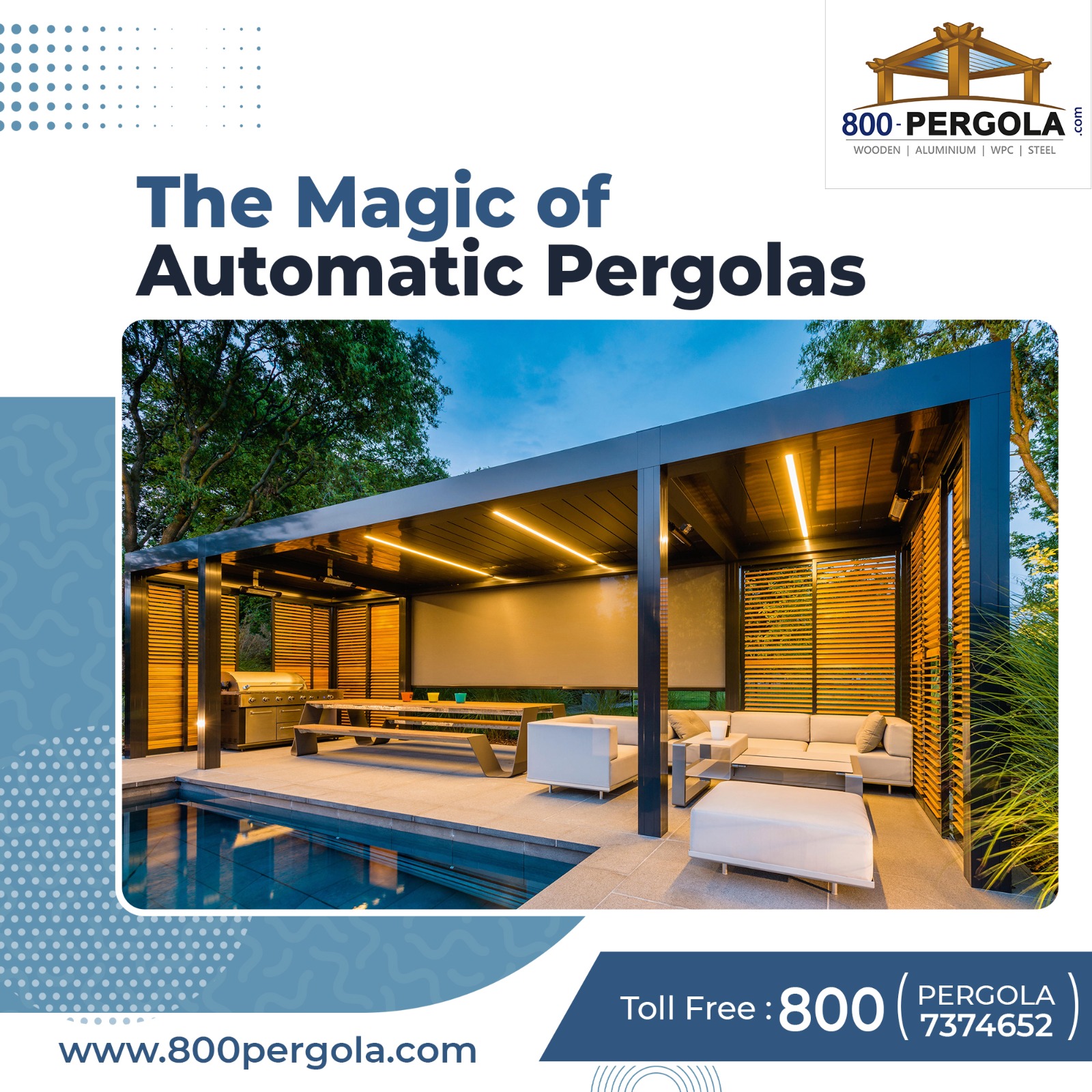 The Magic of Automatic Pergolas