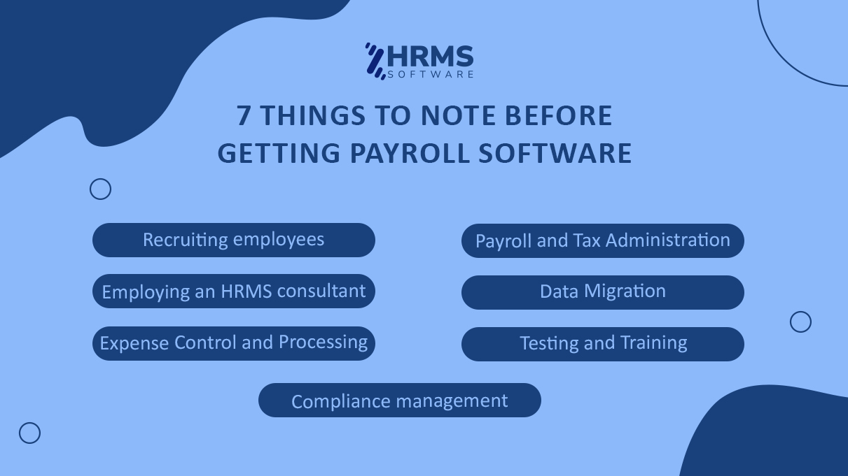 7 things to note before getting payroll software
