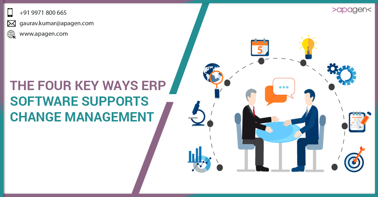 The four key ways ERP Software Supports Change Management