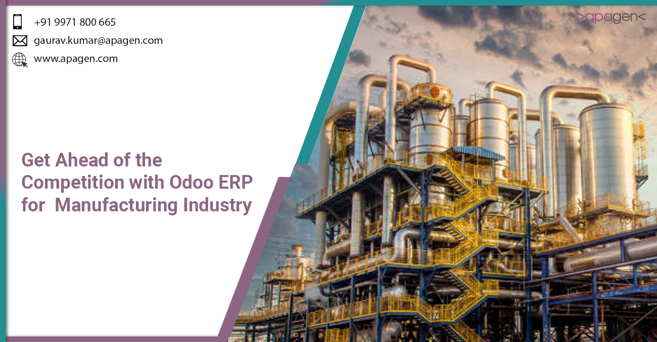 Get Ahead of the Competition with Odoo ERP for Manufacturing Industry