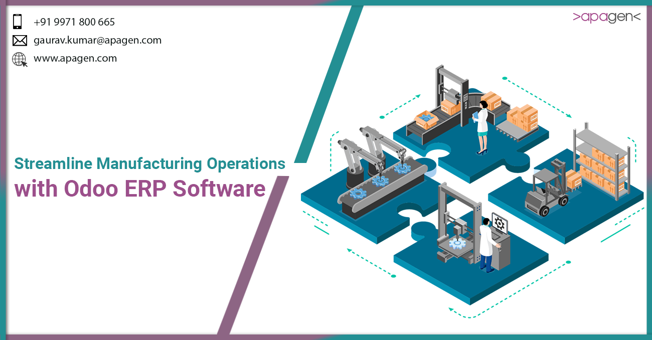 Streamline Manufacturing Operations with Odoo ERP Software