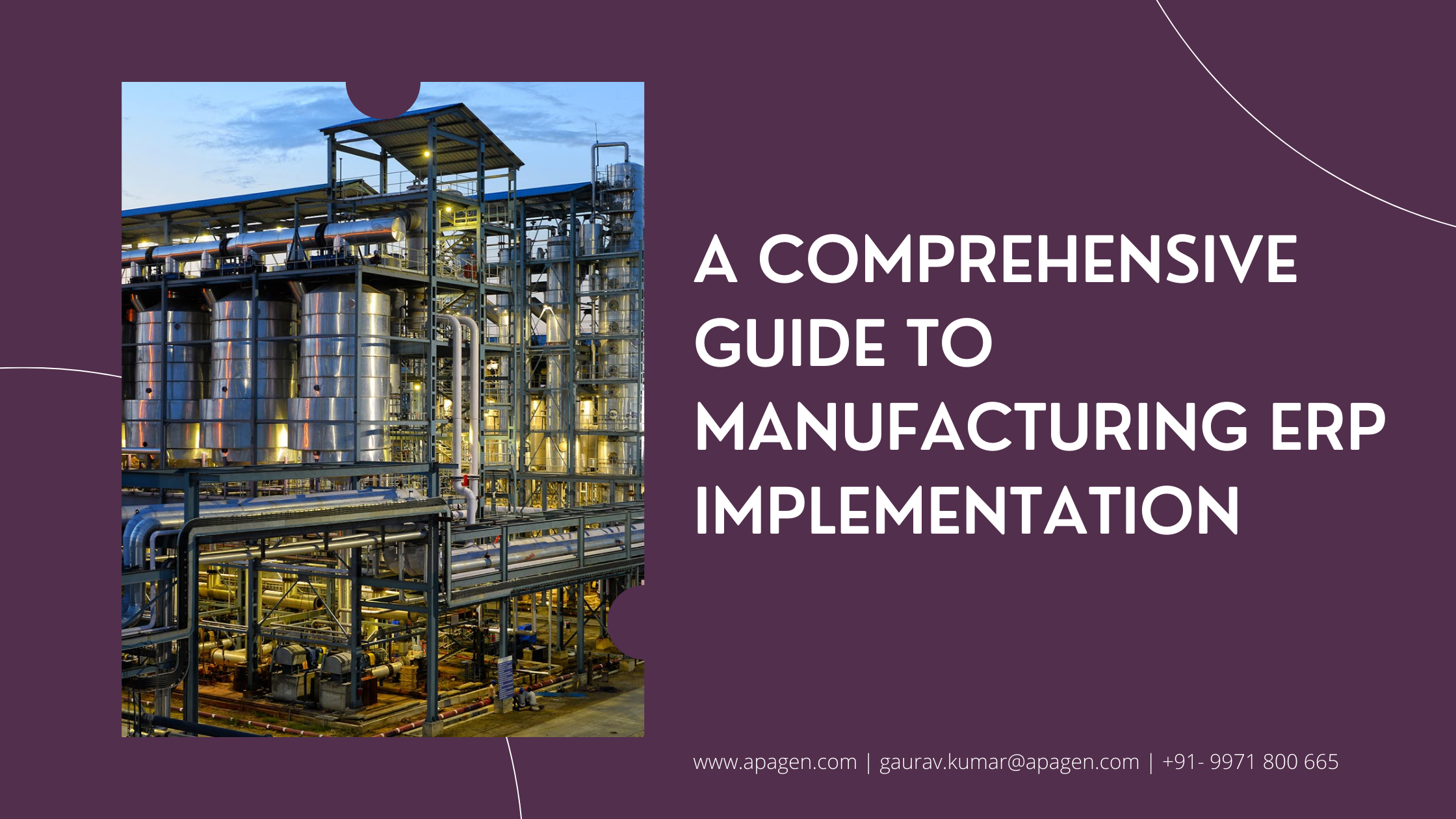 A Comprehensive Guide to Manufacturing ERP Implementation