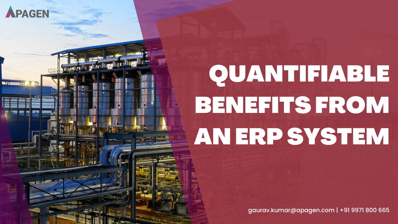 QUANTIFIABLE BENEFITS FROM AN ERP SYSTEM 