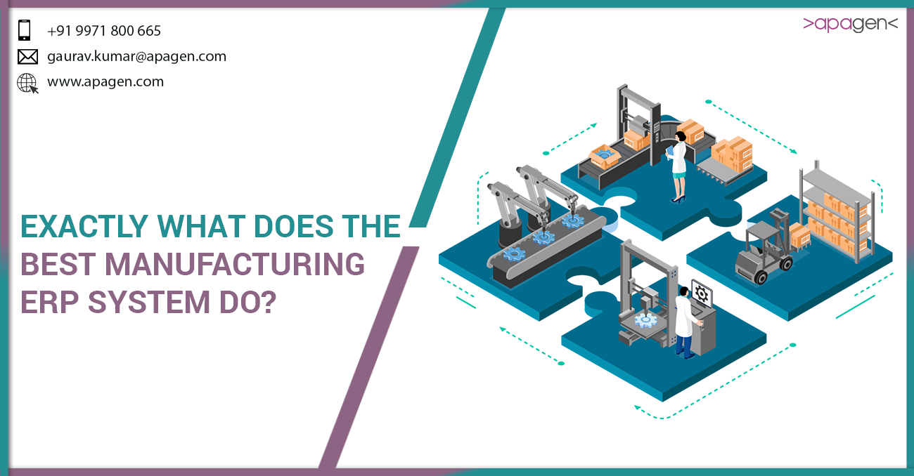 Exactly what does the best manufacturing ERP system do?