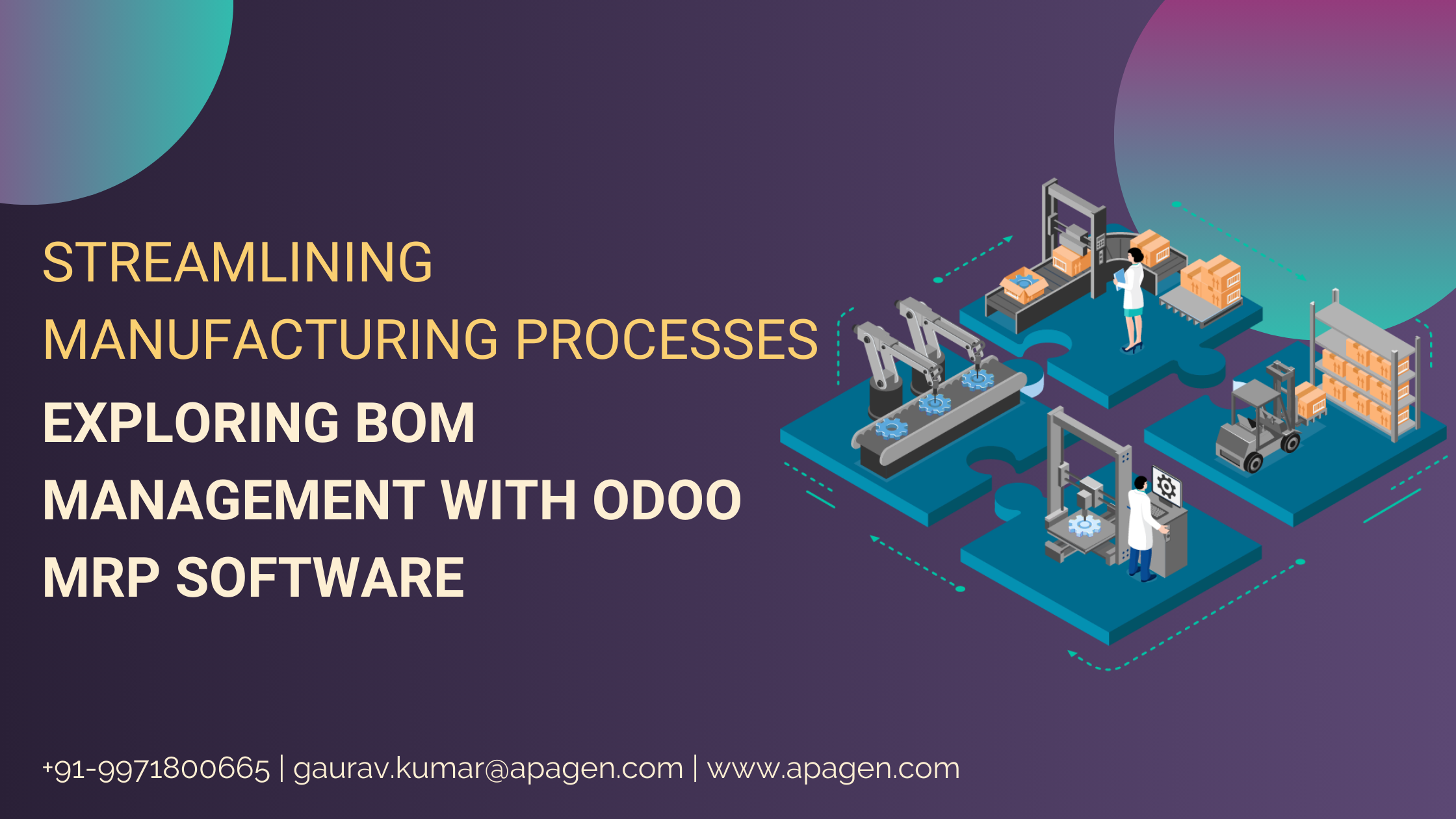 Streamlining Manufacturing Processes: Exploring BOM Management with Odoo MRP Software