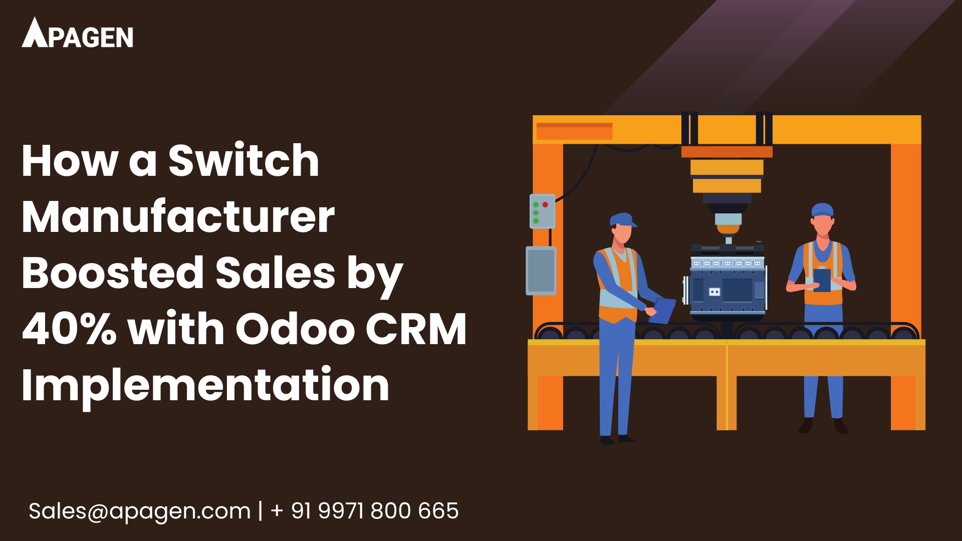 How a Switch Manufacturer Boosted Sales by 40% with Odoo CRM Implementation
