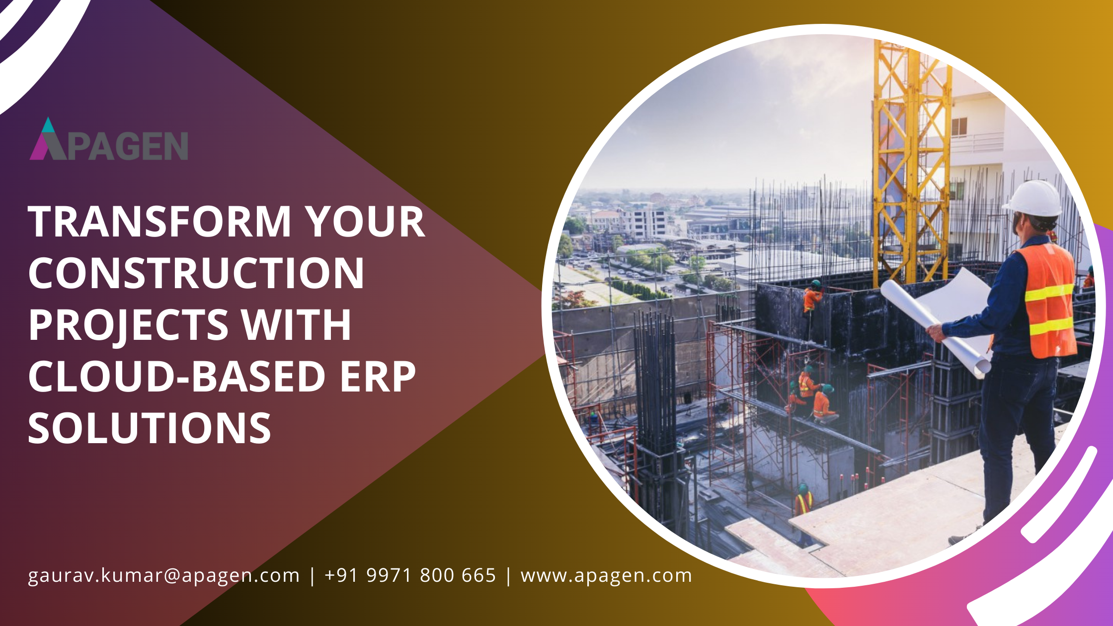 Transform your construction projects with cloud-based ERP solutions
