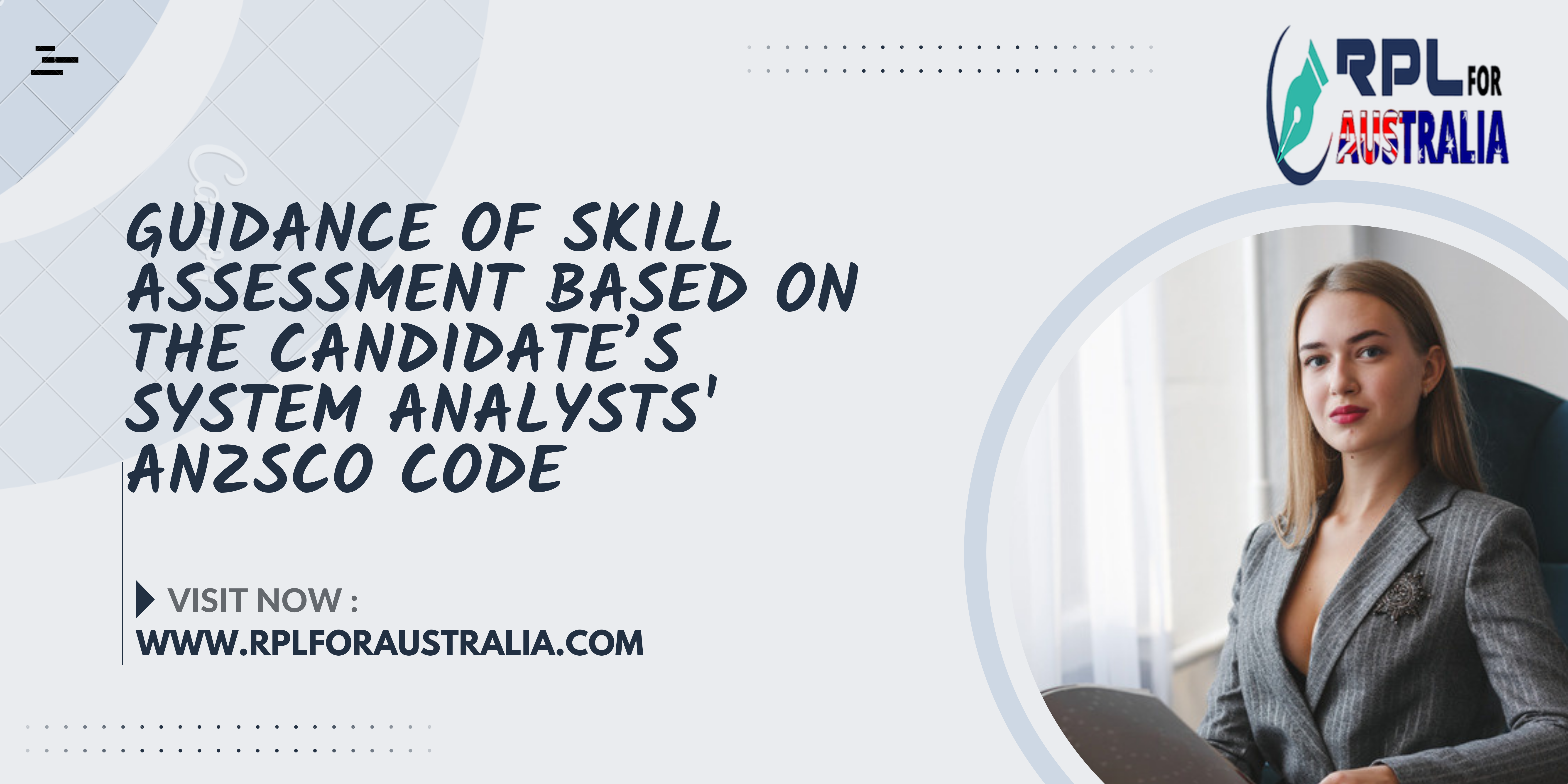 Guidance of skill assessment based on the candidate’s system analysts' Anzsco code