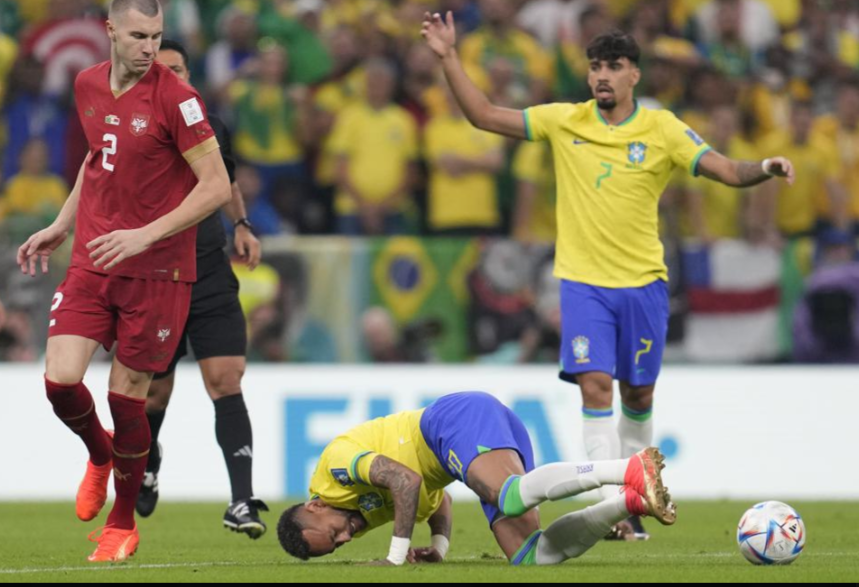 Neymar undergoing treatment to ankle injured at World Cup Qatar 2022