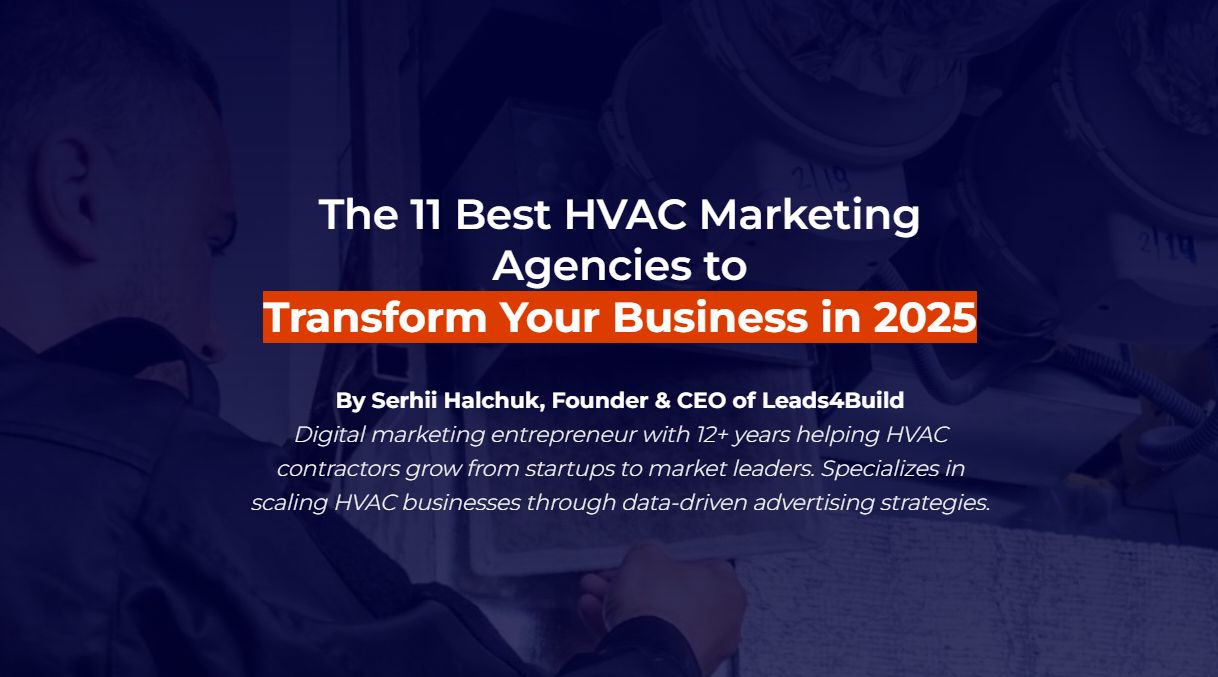 Top HVAC Marketing Agencies Helping HVAC Businesses Thrive