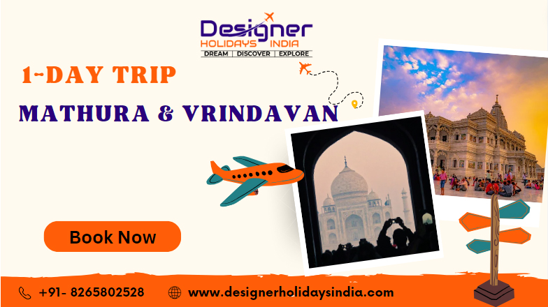 Discovering the Divine and the Iconic: A Magical Same Day Tour of Agra, Mathura, and Vrindavan