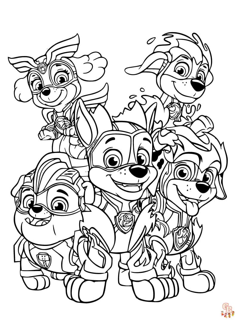 Discover the World of Fun with Paw Patrol Coloring Pages