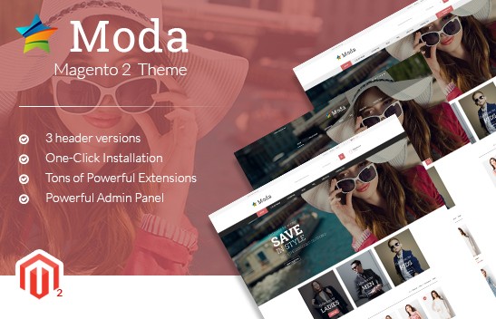 Moda - Responsive Magento 2 Theme