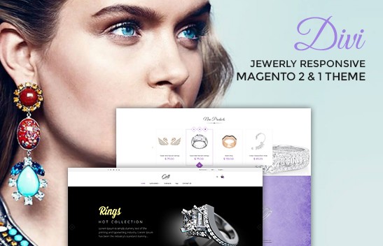 Divi - Jewelry Responsive Magento 2 & 1 Theme