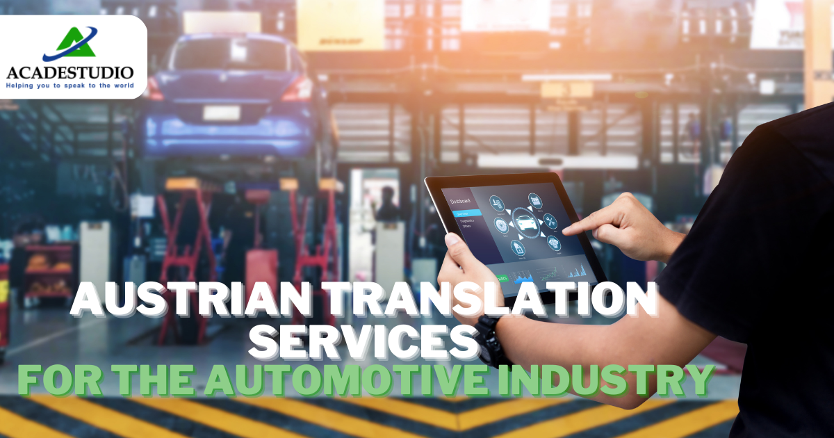 Austrian Translation services for the automotive industry