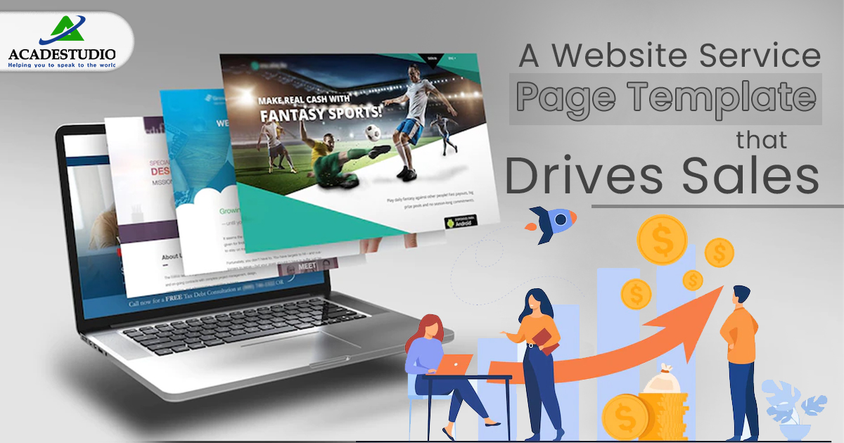 A website services page template that drive sales