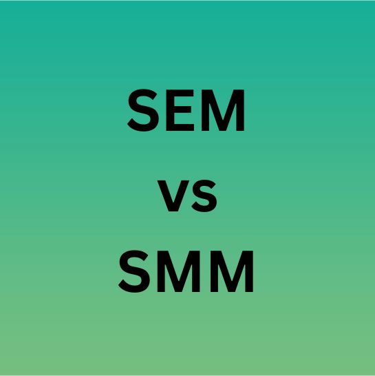 What are SEM and SMM exactly? What distinguishes them?