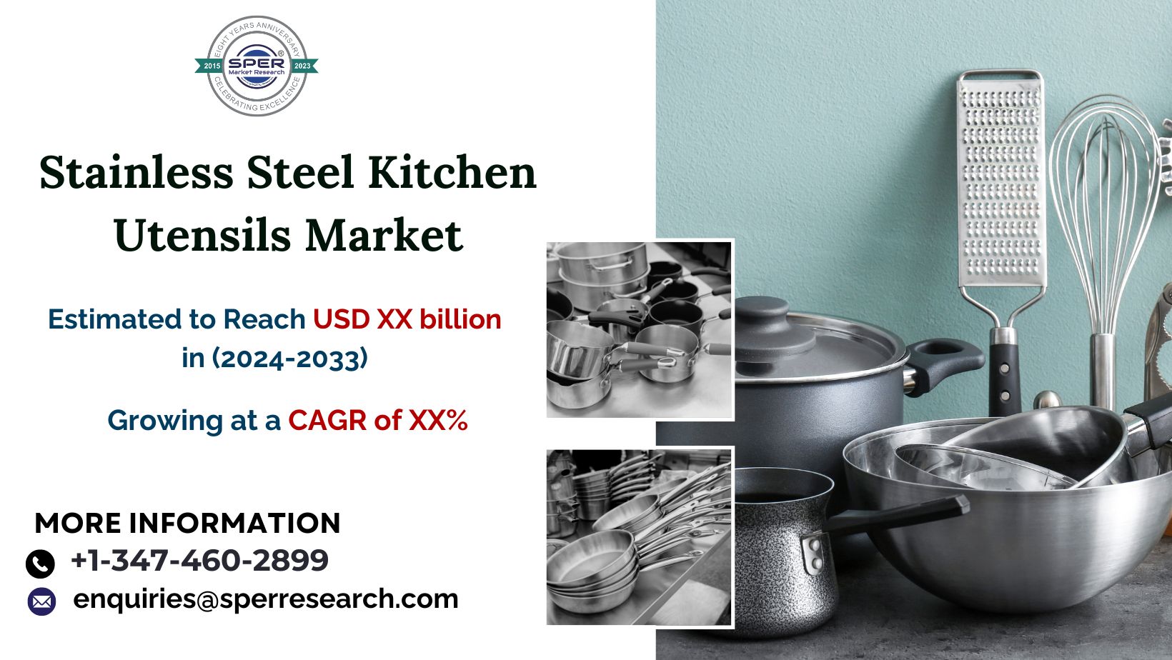 Stainless Steel Kitchen Utensils Market Growth, Size, Share, Upcoming Trends, Revenue, Key Manufactures, Demand, Challenges and Future Opportunities 2033: SPER Market Research