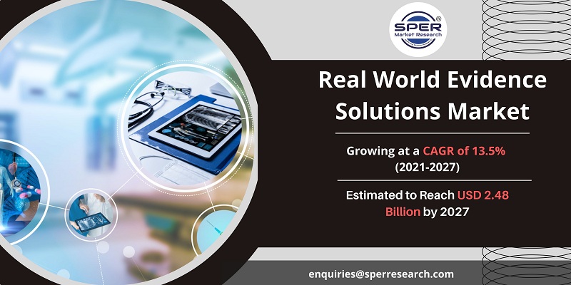 Real World Evidence Solutions Market Revenue, Trends, Growing CAGR of 13.5% Growth Strategy, Future Outlook 2021-2027: SPER Market Research