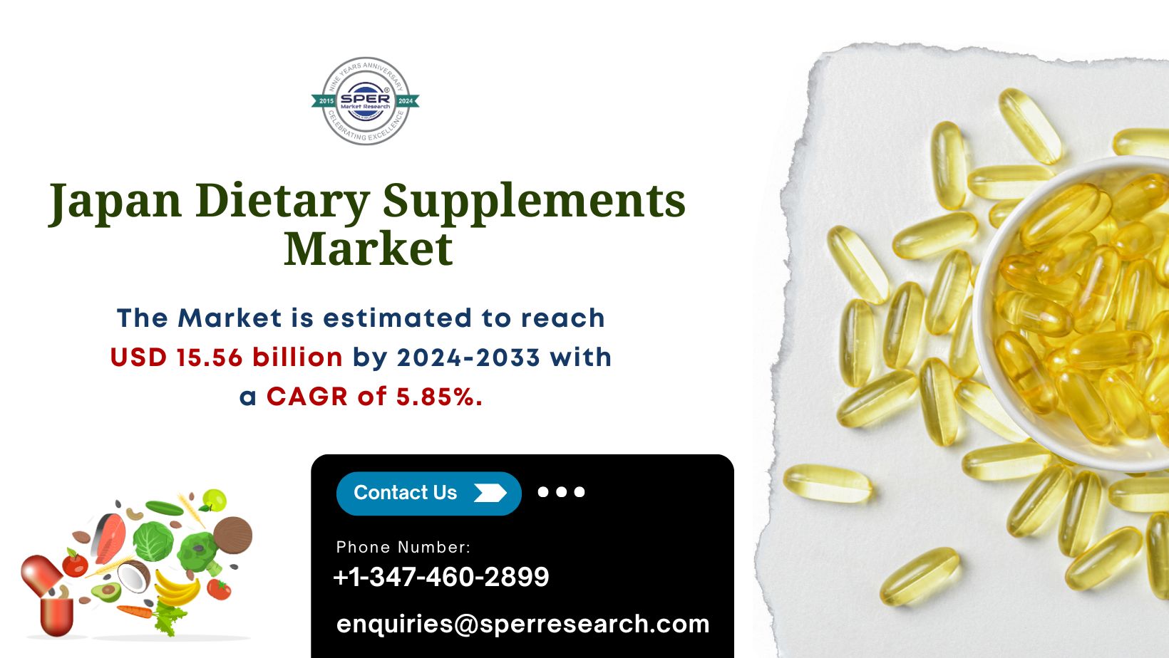 Japan Dietary Supplements Market Share, Prices, Key Players, Growth, Trends, and Challenges 2033: SPER Market Research