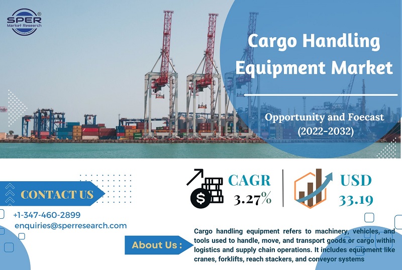 Cargo Handling Equipment Market Share, Future Trends by Key Manufactures, Growth Strategies, Competitive Landscape, Industry Revenue and Forecasts till 2022-2032: SPER Market Research