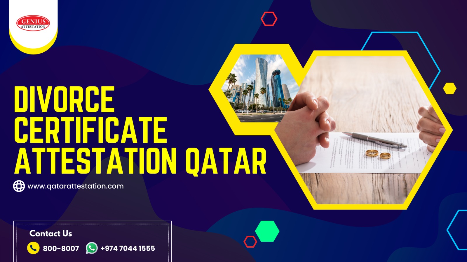 Divorce Certificate Attestation Qatar