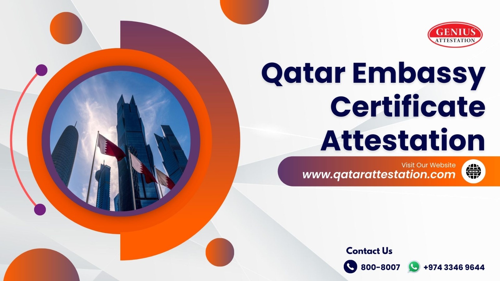 Qatar Embassy Certificate Attestation