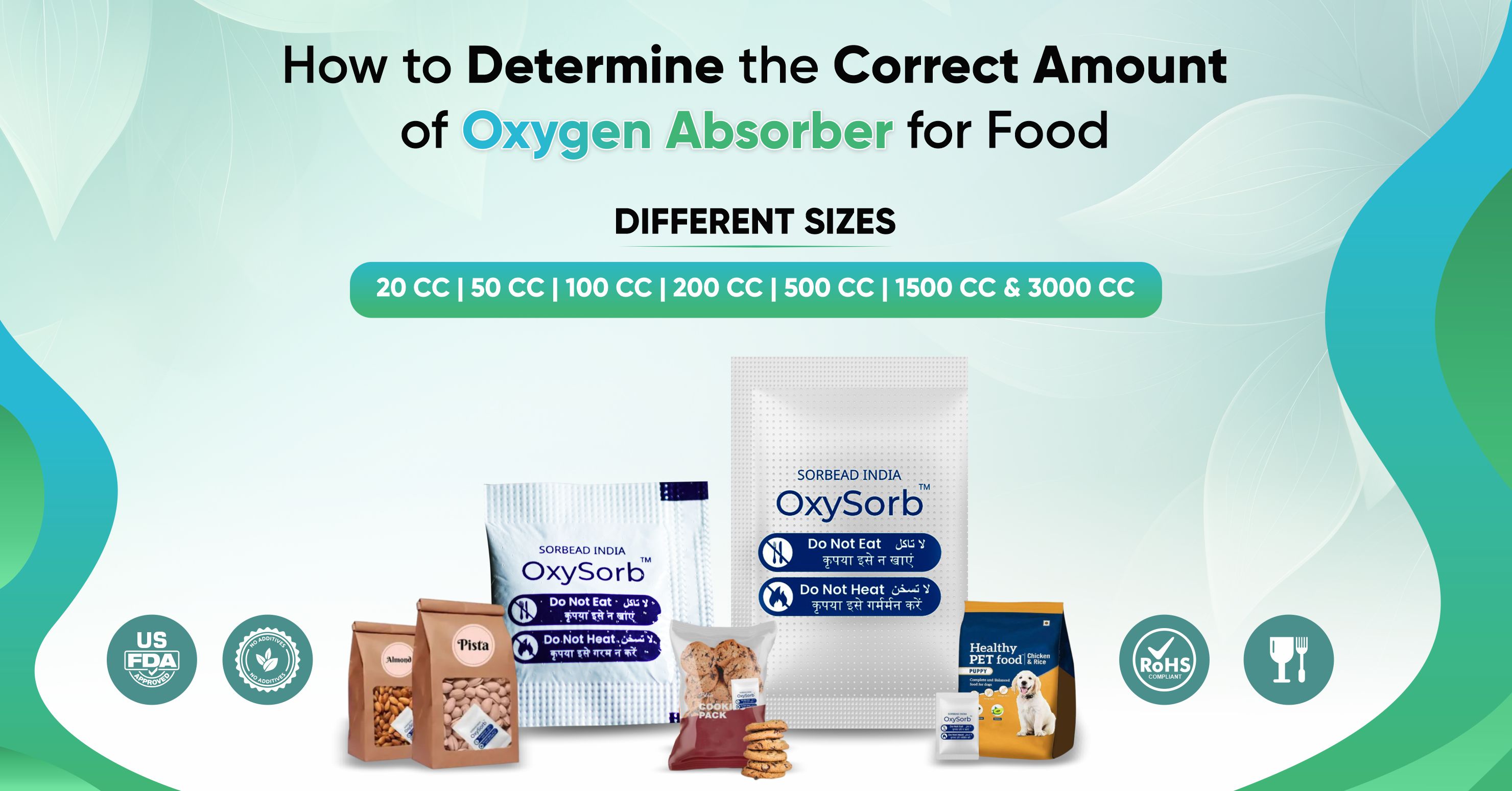 How to Determine the Correct Amount of Oxygen Absorber for Food