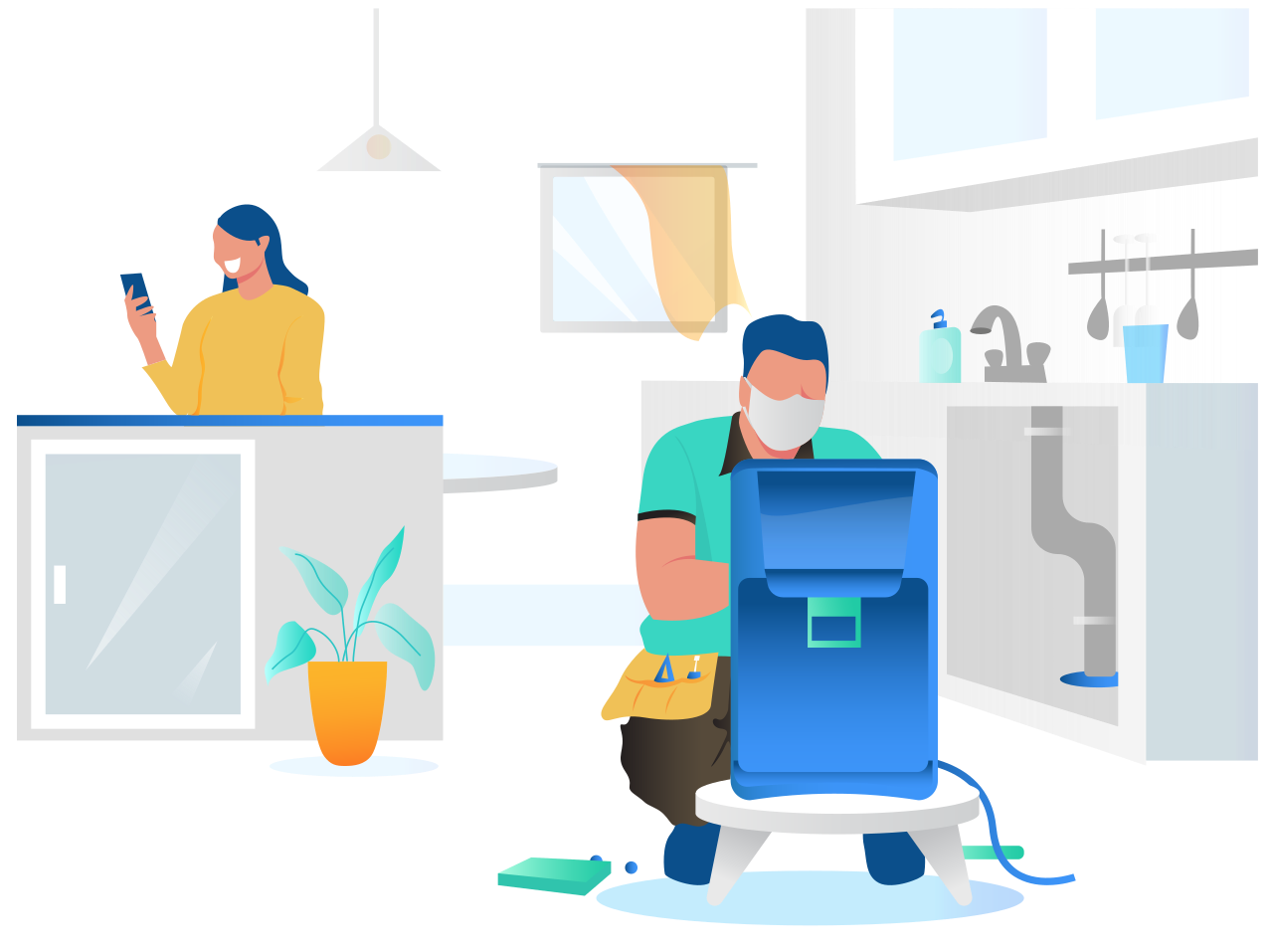 How do you maintain your RO water system?