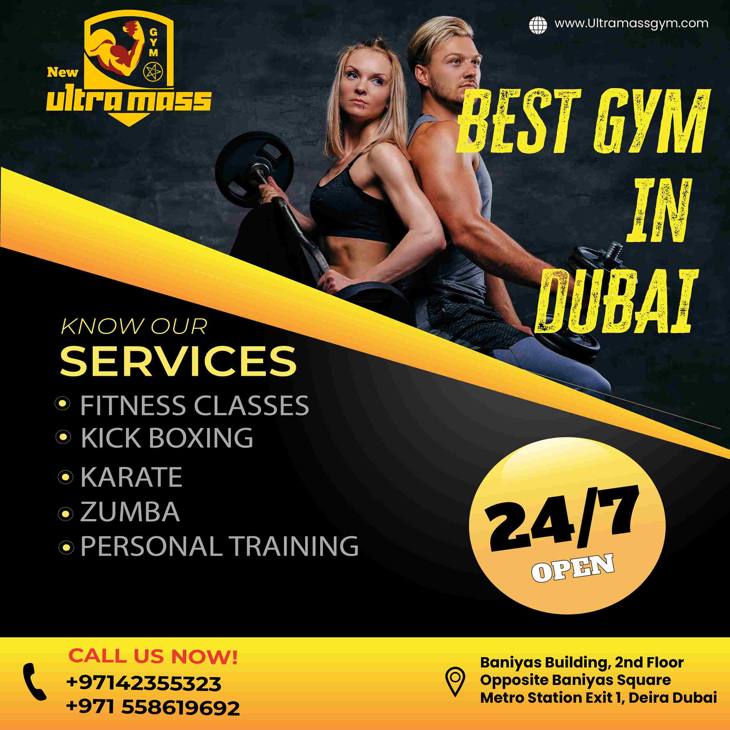 Best and Biggest Gym in Dubai, UAE