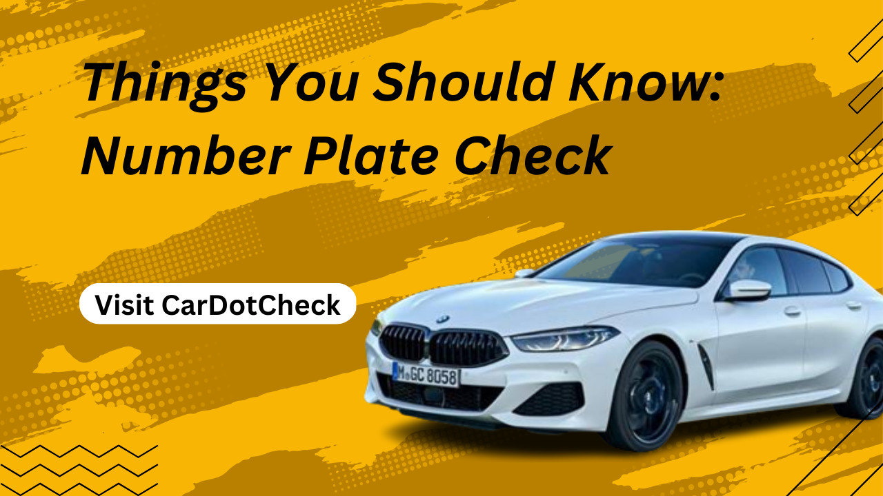 Vehicle Number Plate Check