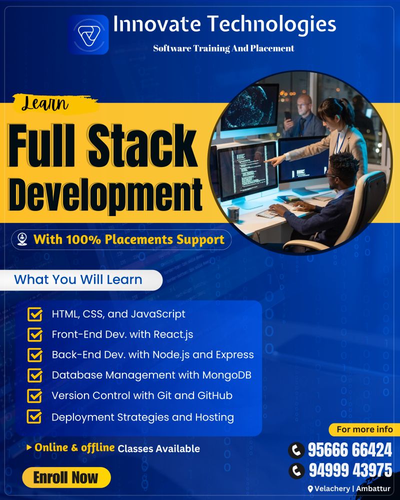 FULL STACK COURSE IN CHENNAI