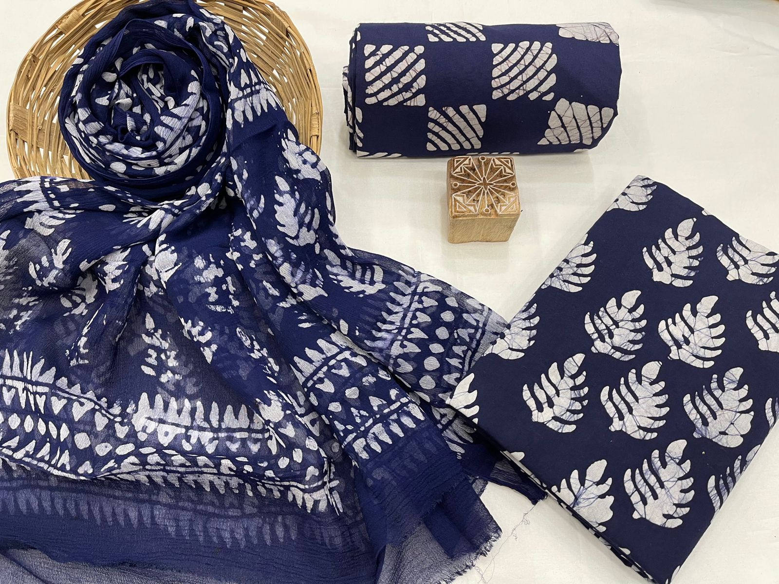 Indian Traditional Hand Block Print Suits Design and Dress Material for Ladies