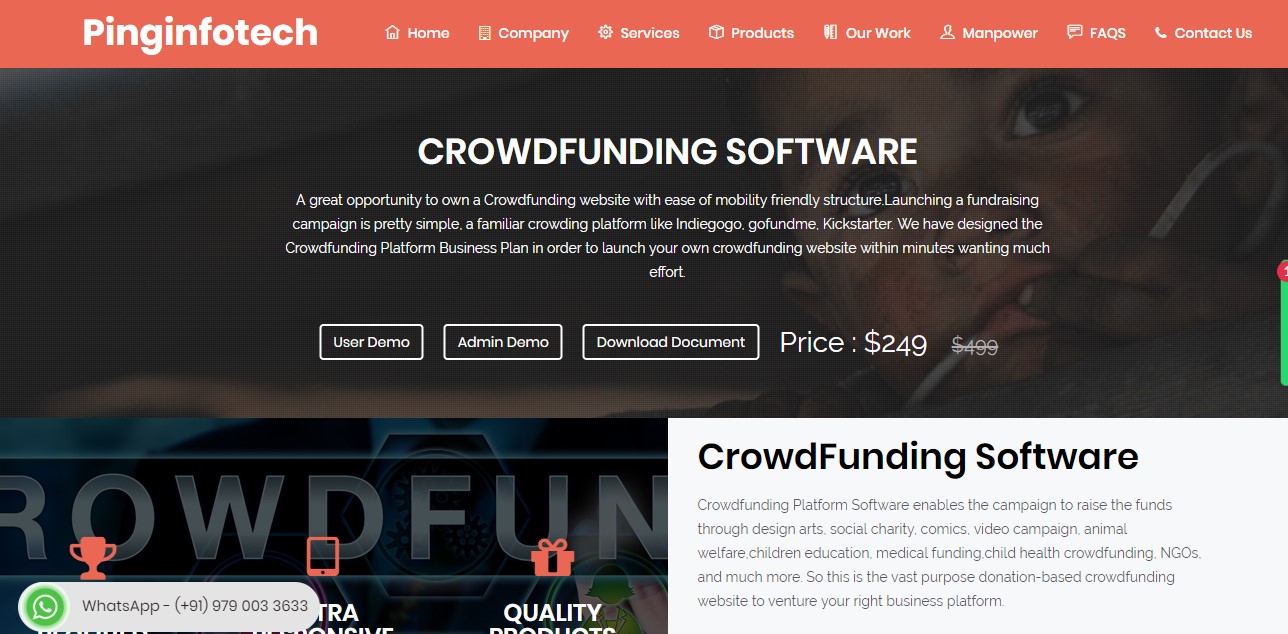 Crowdfunding Platform Software
