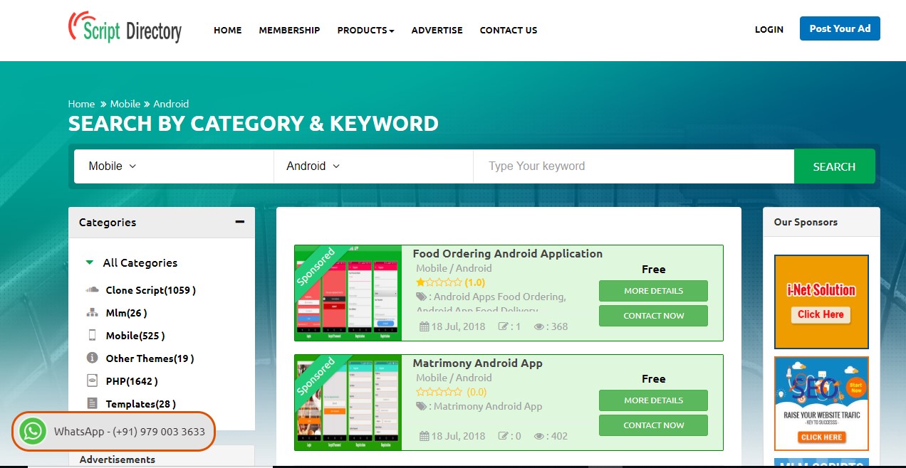 Readymade Android Mobile Application Software - Readymade Mobile App for Android
