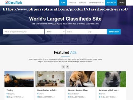 Classified Software Script - Classified Marketplace Script