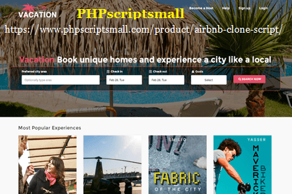 Vacation Rental Script