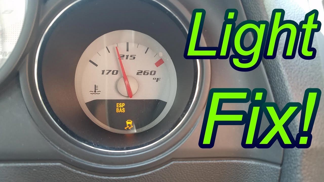 ESP BAS Light and Traction Control Light: Causes and Solutions