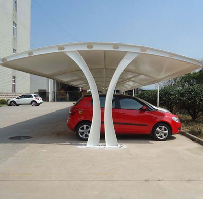 Comparison of tensile car parking with other types of car parking structures