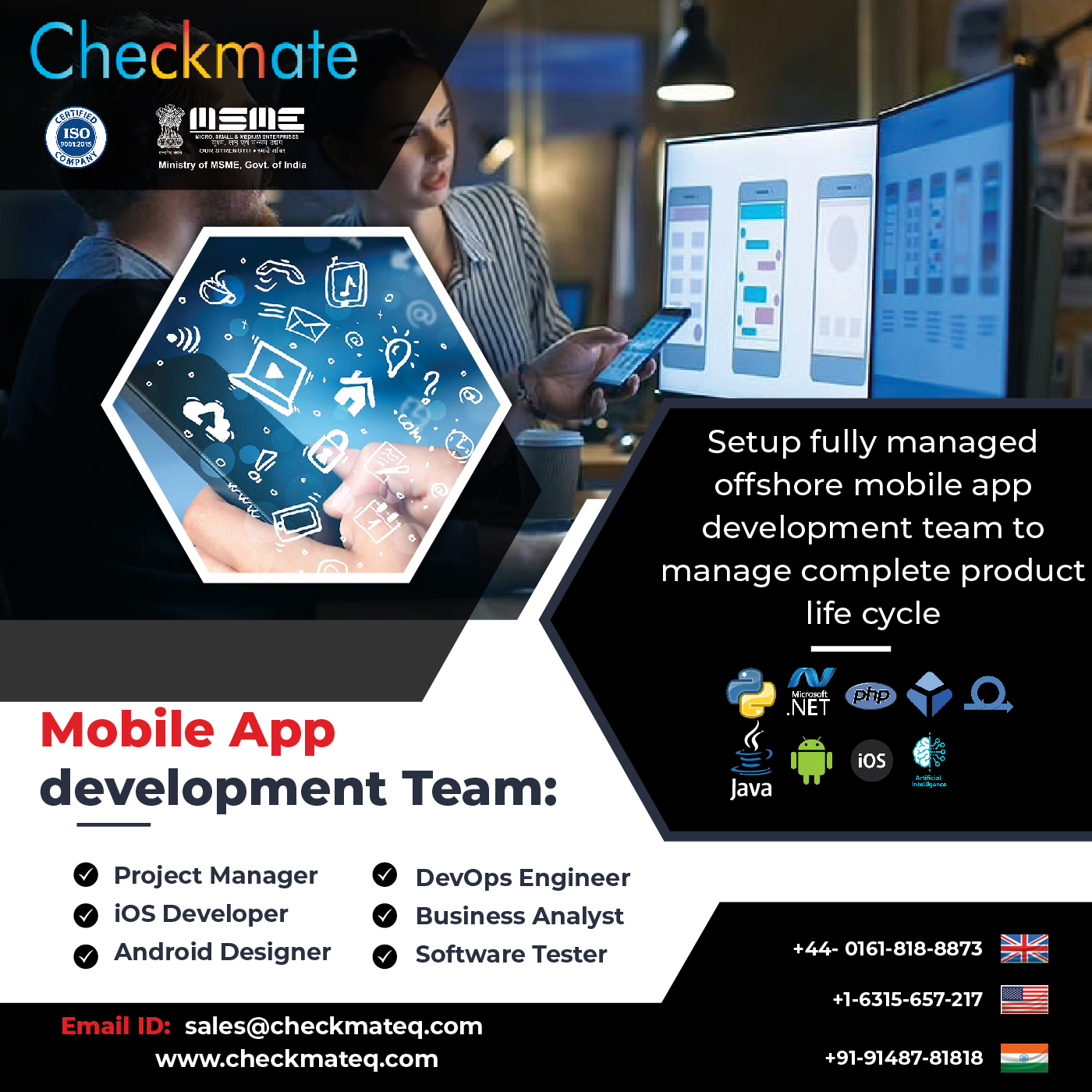 DevOps engineering solutions at Checkmate Global Technologies