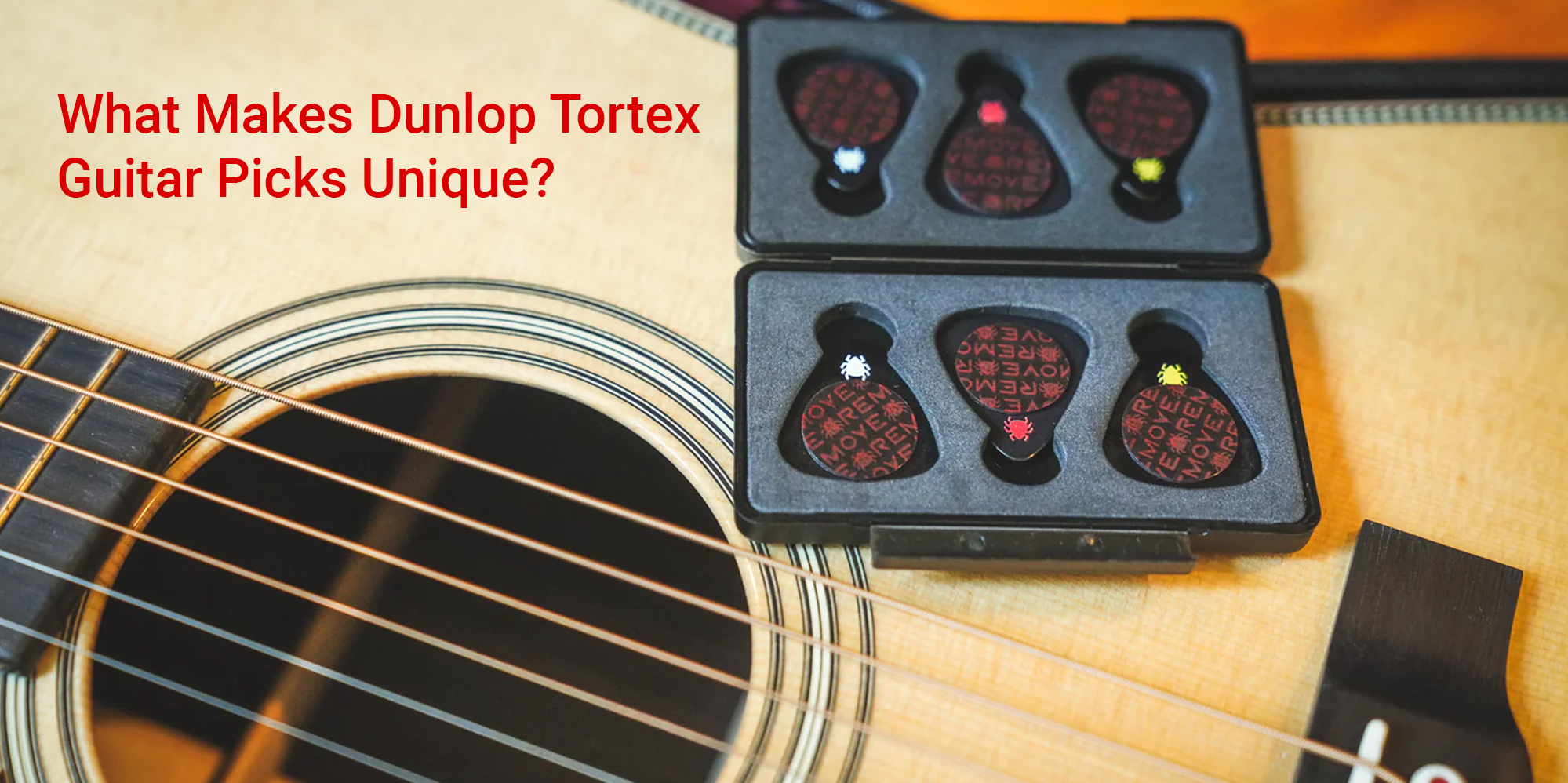 What makes Dunlop Tortex Guitar Picks unique?