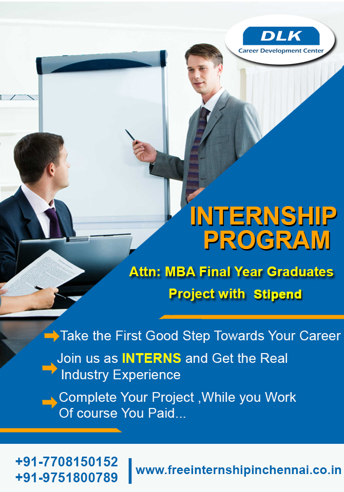 Free Internship Training in Chennai