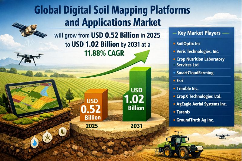 Digital Soil Mapping Platforms and Applications Market Advancing Precision Soil Analysis