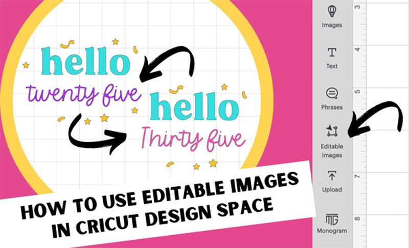 How to Use Editable Images in Cricut Design Space