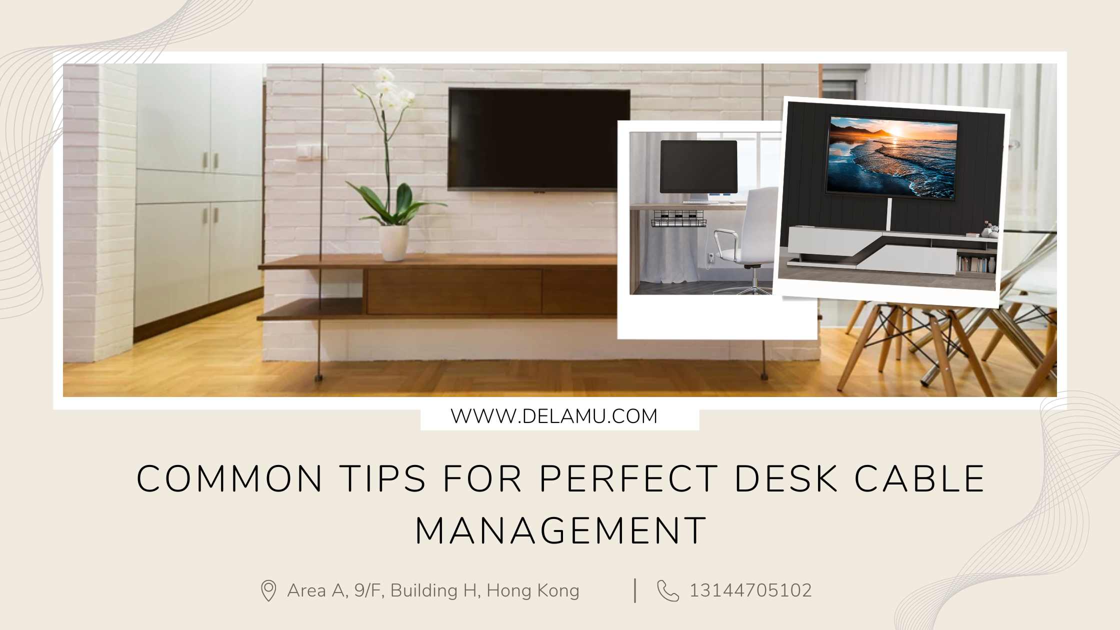 Common Tips for Perfect Desk Cable Management