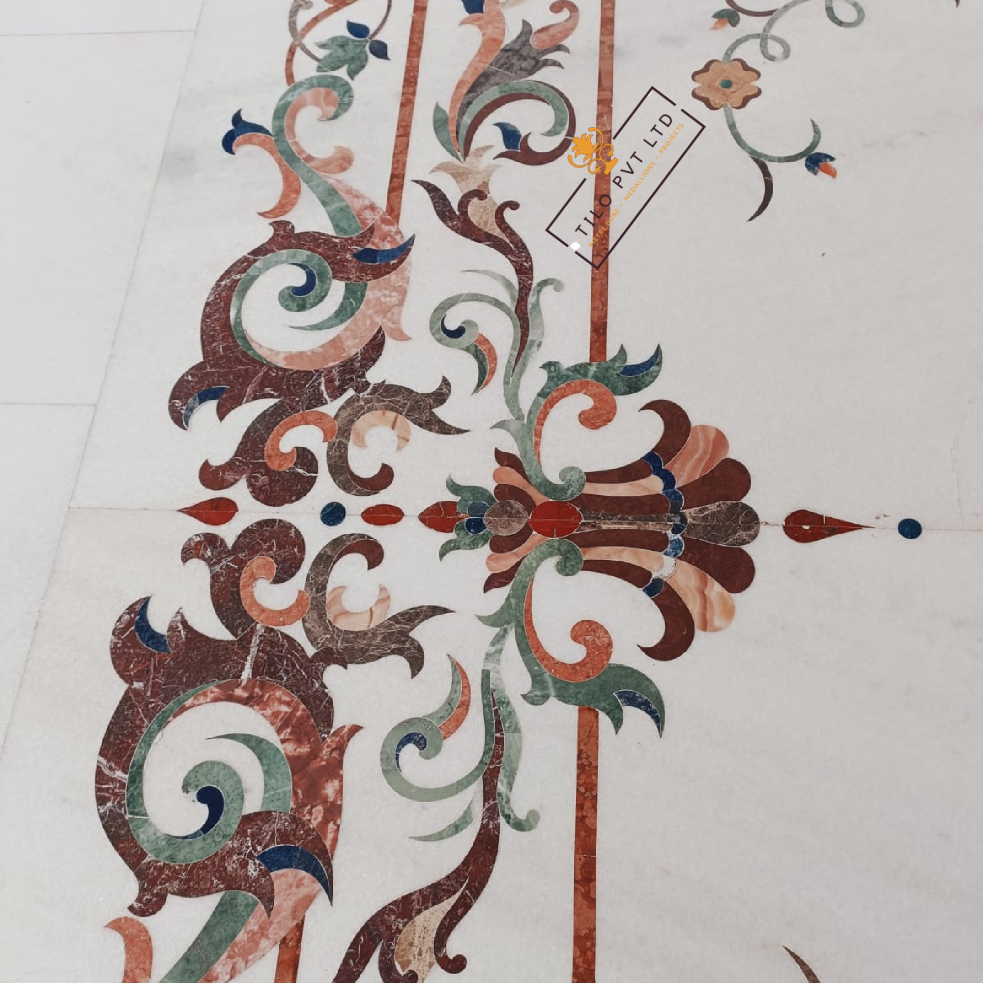 Marble Inlay Flooring