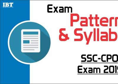 SSC CPO 2019 Exam Pattern and Syllabus